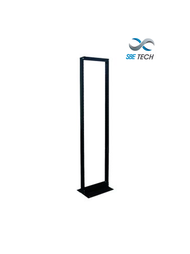 Sbetech sbe-rr719 - rack liviano de piso en acero /  42ur / perforación roscada 12-24 / soporte 350kg / #rack