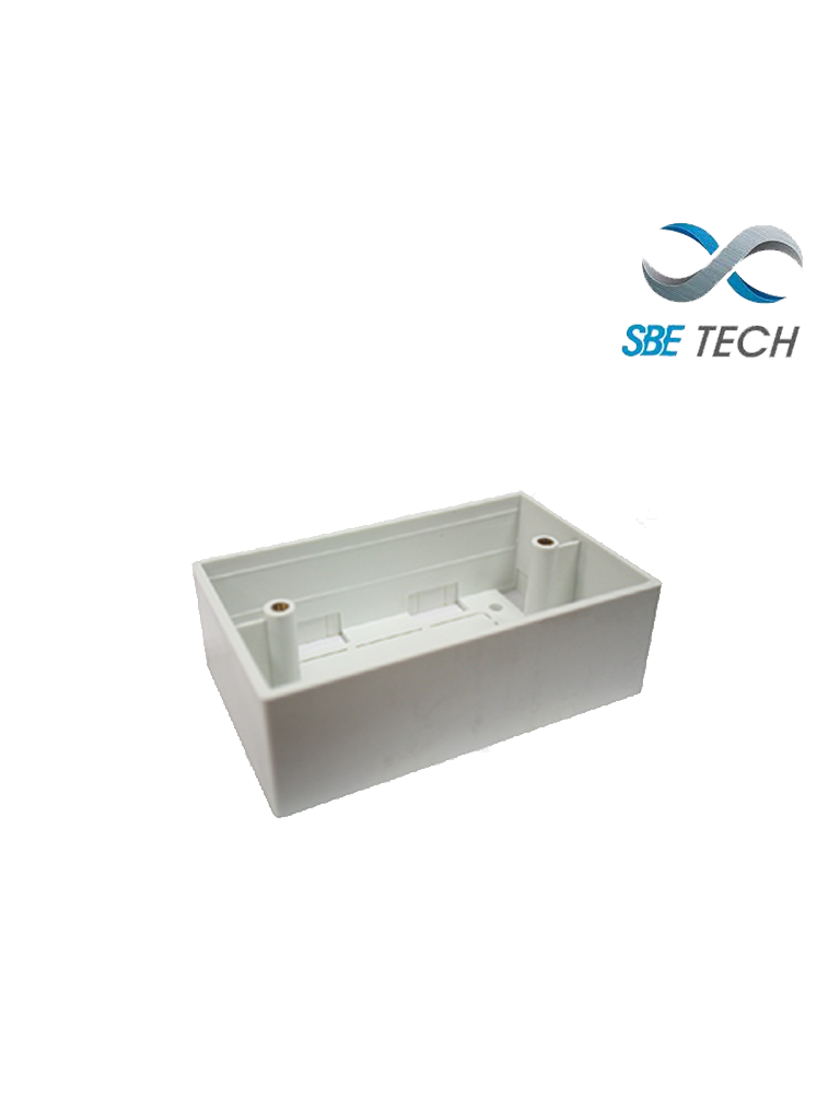 Sbetech sbe-cuniv2- caja universal de pvc 2x4 reforzada/ rango de temperatura de trabajo -20ºc hasta +65ºc/ facil instalación/ f
