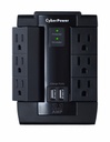 Supresor de picos cyberpower p600wsurc1 6 contactos/1200j