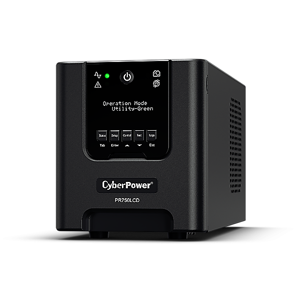 No Break CyberPower PR750LCD 525W 750VA Entrada 75-154V Salida 120V 6 Contactos