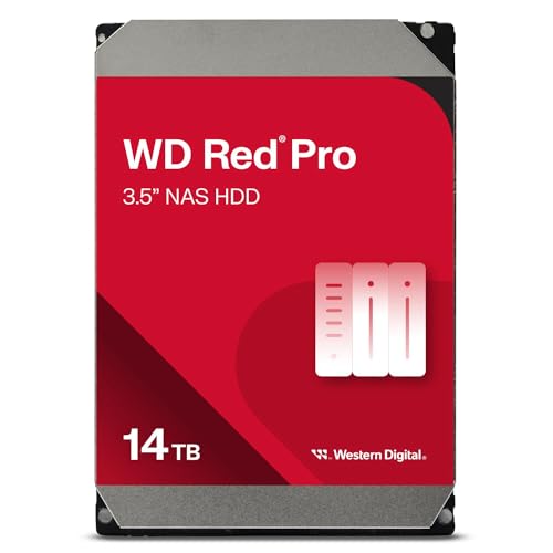 Dd disco duro wd142kfgx wd red pro 3.5 sata 14tb cache 512mb 7200rmp especial para almacenamiento y nas