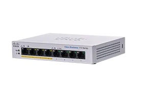 Switch cisco smb 8 puertos 10 100 1000 mbps (4 puertos poe) no administrable escritorio 16 gbit