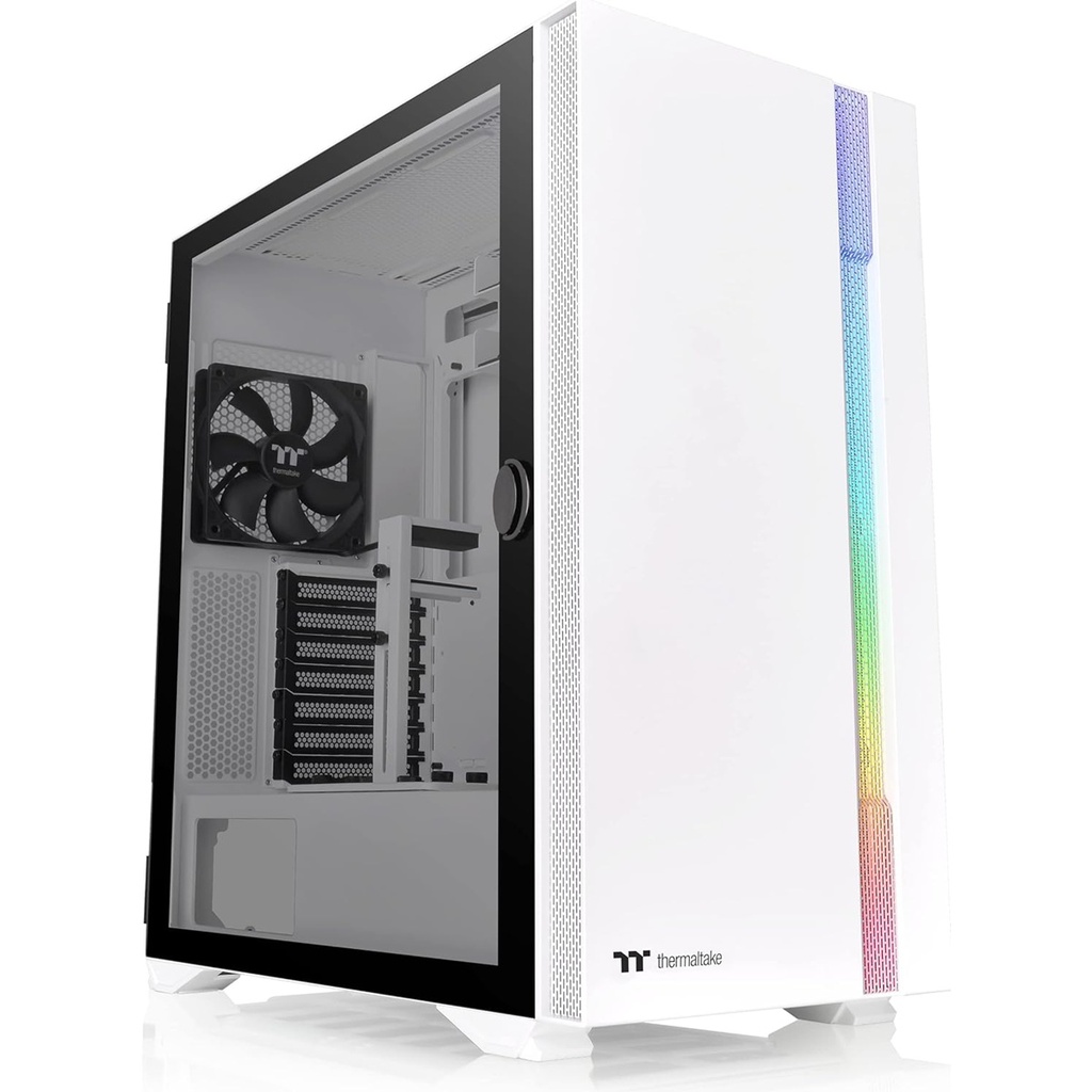 Gabinete Thermaltake H700 TG Snow Mid Tower ARGB CA-1Y1-00M6WN-00 Carcasa de Vidrio Templado