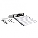 Kit Cables Fuente Thermaltake Atx, Eps, 24 Pin, 4+4eps, 8pin Pci-e, 6pin Pci-e, Blanco