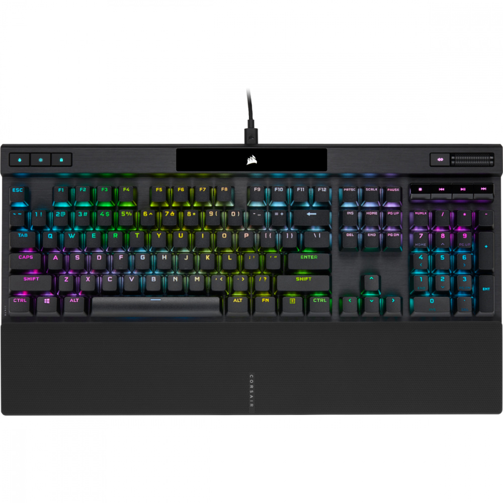 Teclado Mecánico Gamer Corsair K70 RGB PRO Switch OPX Alámbrico Inglés