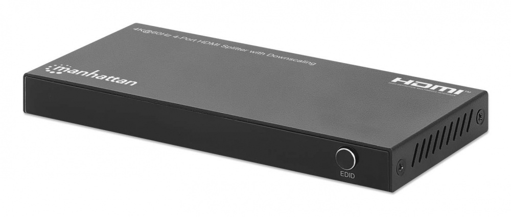 Manhattan Video Splitter HDMI, 4 Puertos, Negro