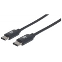 Cable USB C Manhattan 354868 USB C - USB C 50cm