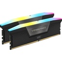 Memoria ram corsair vengeance rgb 32gb (2x16gb) ddr5 6400mhz dimm black cl36