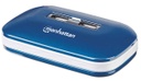 Hub USB 2.0 Manhattan De 7 Puertos 480 Mbit/s Con Fuente