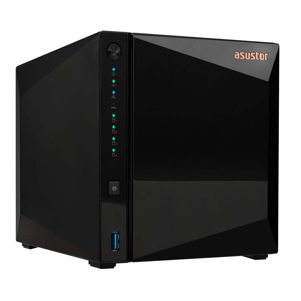 NAS Asustor Drivestor 2 Pro Gen2 AS3304T V2 CPU 1.7GHz 2 GB 4 Bahias 3.5"/2.5" SATA HDD/SSD