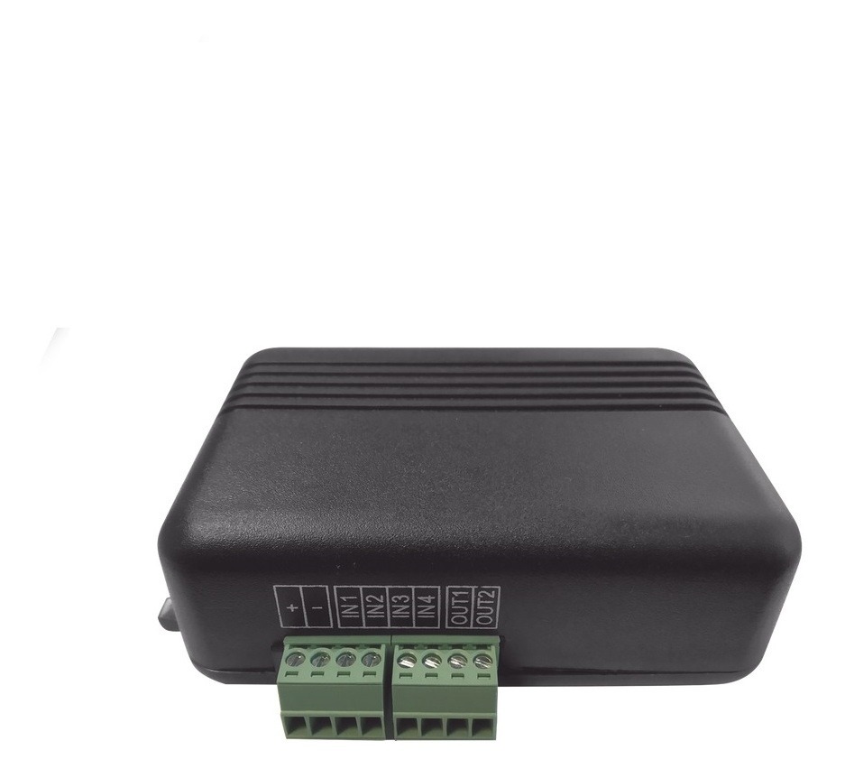 Controlador 4gltem / 4 entradas y 2 salidas / 2 años ilimitados incluidos / activacion remota /notificacion push e email / app sin costo / soporte para reporte a central de alarma