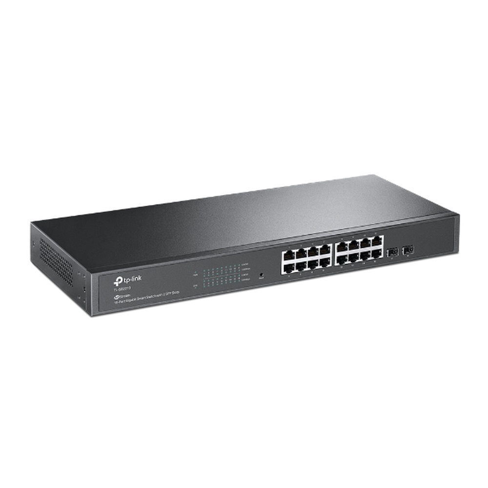 Switch TP-Link Gigabit Ethernet TL-SG2218 16 Puertos 10/100/1000Mbps + 2 Puertos SFP 36Gbit/s 8000 Entradas Gestionado