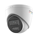 [dual light + colorvu] turret ip 2 megapixel / lente 2.8 mm / 30 mts ir + 30 mts luz blanca / micrófono integrado / acusense lite / exterior ip67 / wdr 120 db / poe / micro sd / onvif