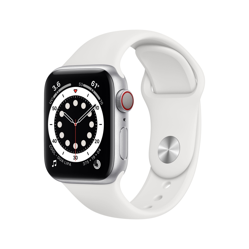 Apple watch s6 silver cel m02n3lz/a pantalla: 40mm resolución de pantalla: 324 x 394 pixeles -