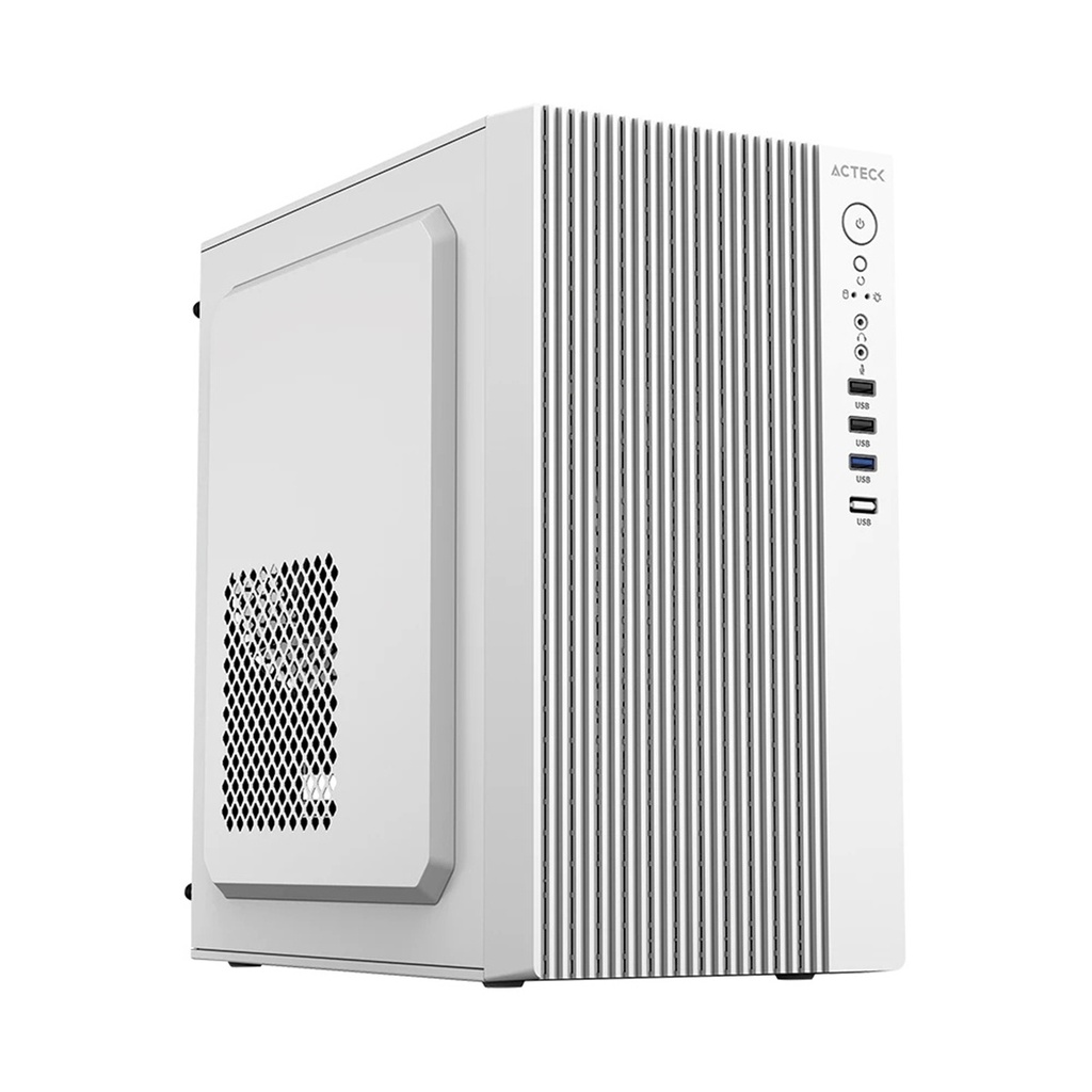 Gabinete Acteck Zenith GI656 Mini-Tower Micro-ATX/Mini-ITX USB 2.0/3.0 Con Fuente 500W 1 Ventilador Instalado