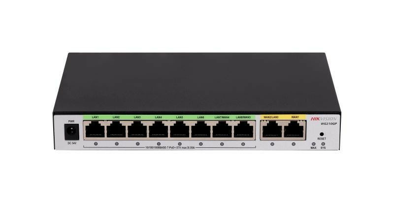 Router gigabit poe+ / ideal para access point (ap) / 8 puertos gigabit poe+ / 2 puertos wan 