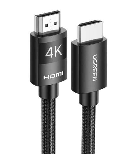 Cable hdmi 2.0 de nylon trenzado | 2 metros | 4k@60hz | arc | dolby atmos | true hd | tmds | hdr | 3d inversivo | 18gbps | 3 capas de protección + 4 de blindaje | niquelado | carcasa de aluminio.