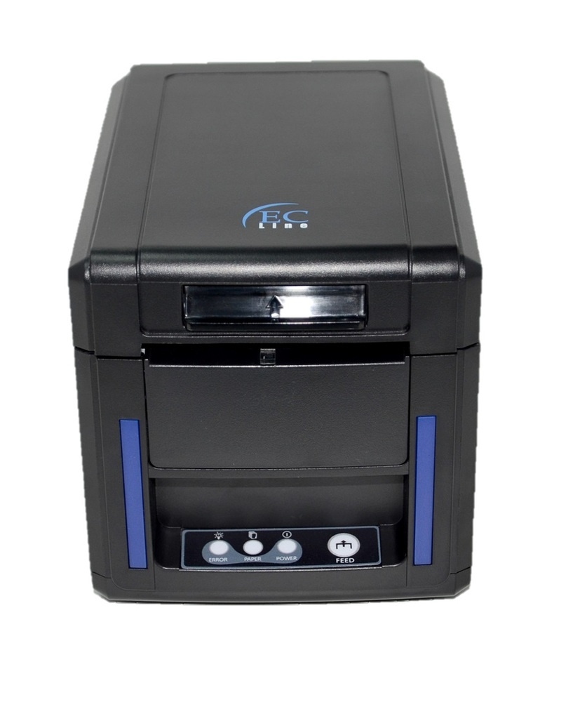 EC Line EC-PM-80340, Impresora de Tickets, Térmica Directa, Alámbrico, 203 x 203DPI, USB 2.0, Negro