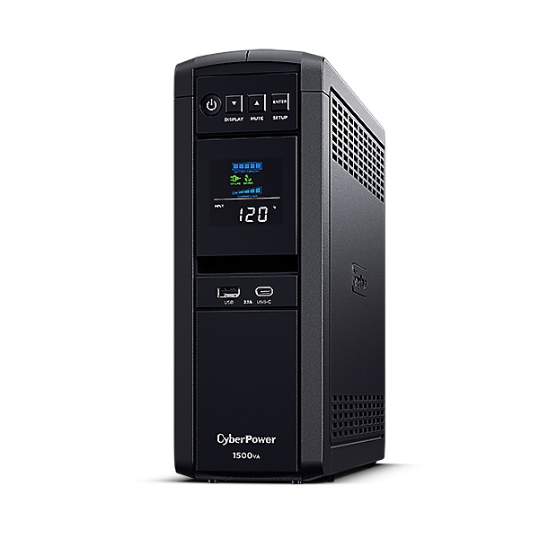No Break CyberPower CP1500PFCLCDA Línea Interactiva 1000W 1500VA Entrada 88-144V Salida 120V 12 Contactos