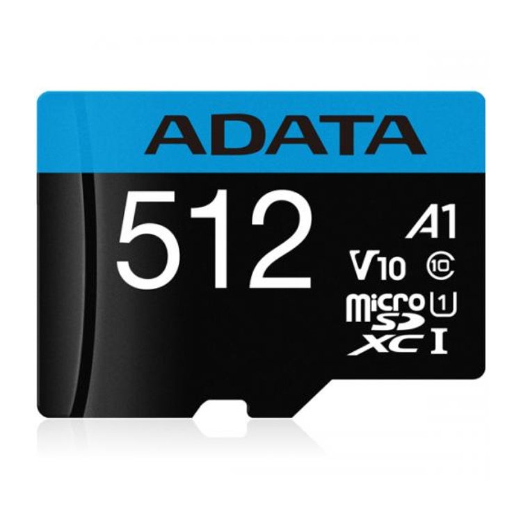 Memoria Flash Adata Premier, 512GB MicroSDXC UHS-I Clase 10, con Adaptador