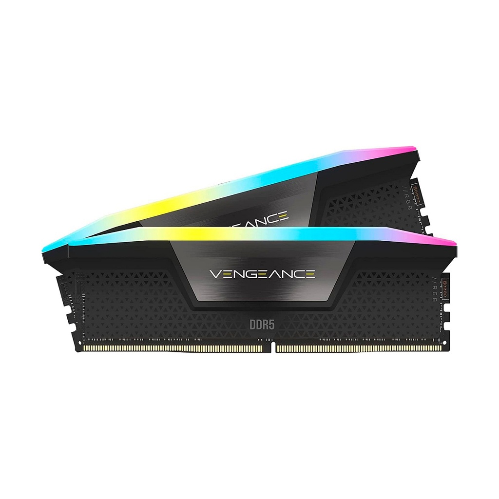 RAM Dimm ddr5 corsair cmh64gx5m2b6400c32 64gb 6400mhz 2x32gb vengeance rgb negro cl32-84