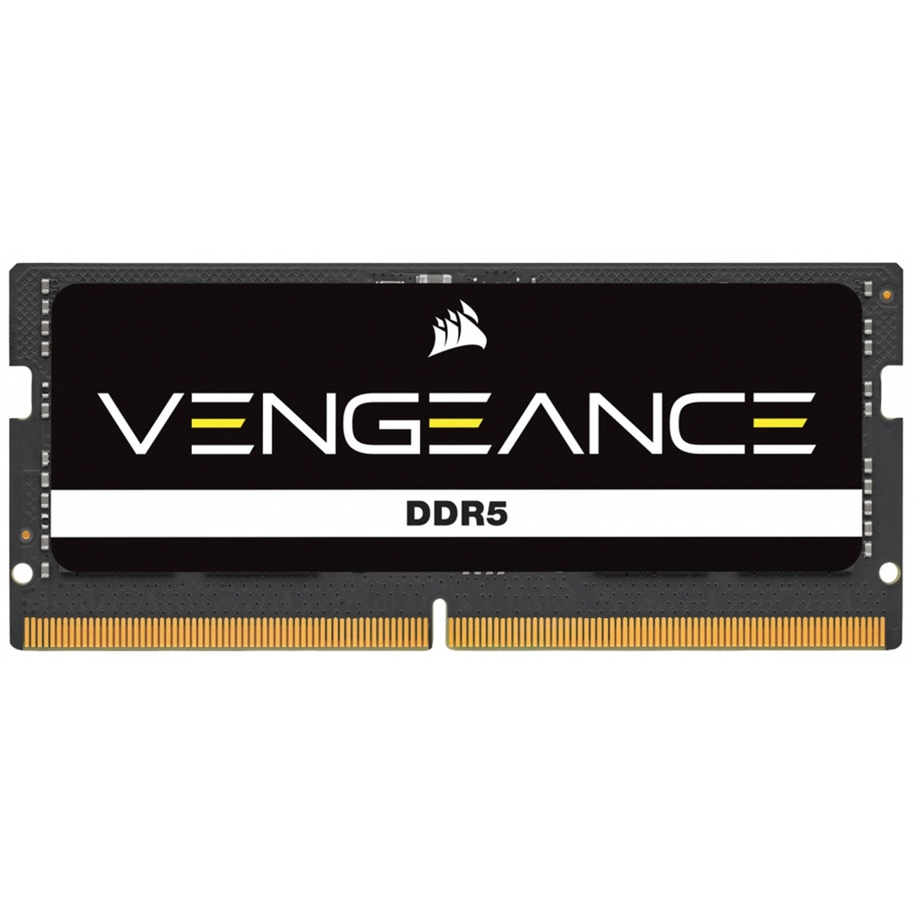 Corsair Vengeance SODIMM DDR5 RAM de 32 GB (1 x 32 GB) 5200 MHz CL44 Intel XMP iCUE Compatible con Memoria de computadora - Negro (CMSX32GX5M1A5200C44)