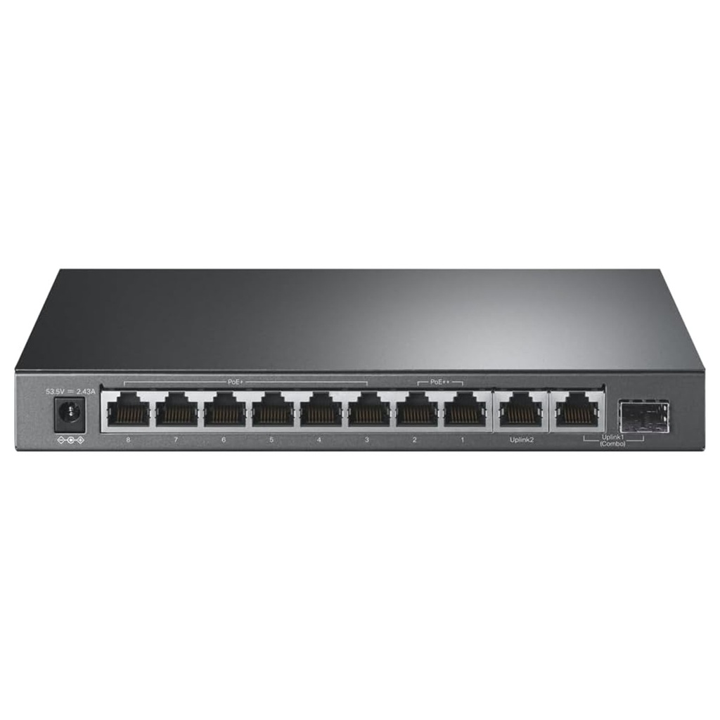 Switch TP-Link Gigabit Ethernet TL-SG1210PP 10Puertos 10/100/1000Mbps 20Gbit/s 4000 Entradas No Administrable