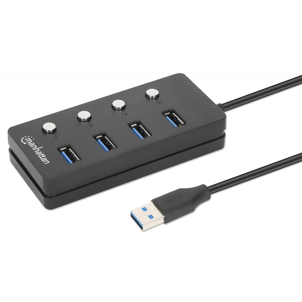 Docking Station Manhattan 180887 USB A 3.1 - 4x USB A 3.1 5 Gbit/s 