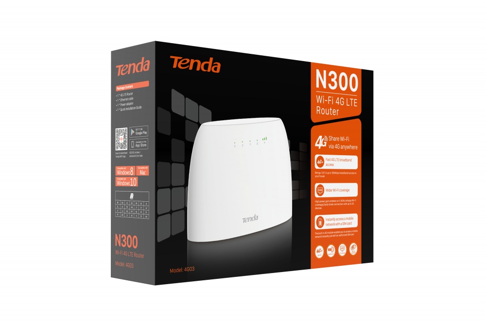Router  tenda 4g03 - blanco