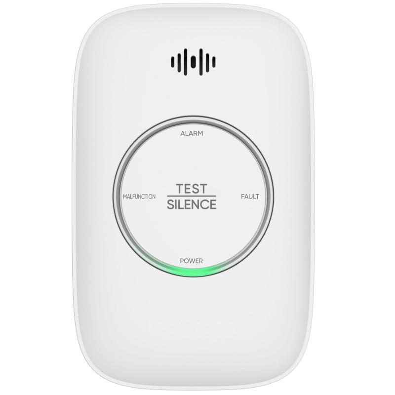 (hikfire) detector de gas natural / alarma independiente de gas combustible metano (ch4) / registro de eventos / salida para válvula y ventilador / rango de medición: 025% lel / alarma de 70db a 115db @1m