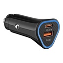 Cargador para Auto Steren ELI-875 1x USB C 1x USB A