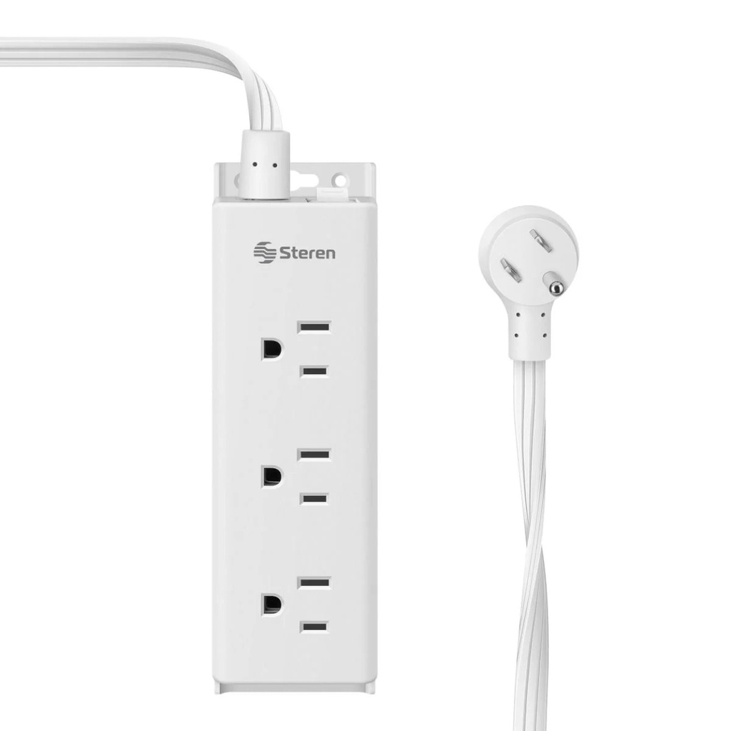 Tira Multicontacto Steren 905-3004 9 Salidas Longitud 1.1m