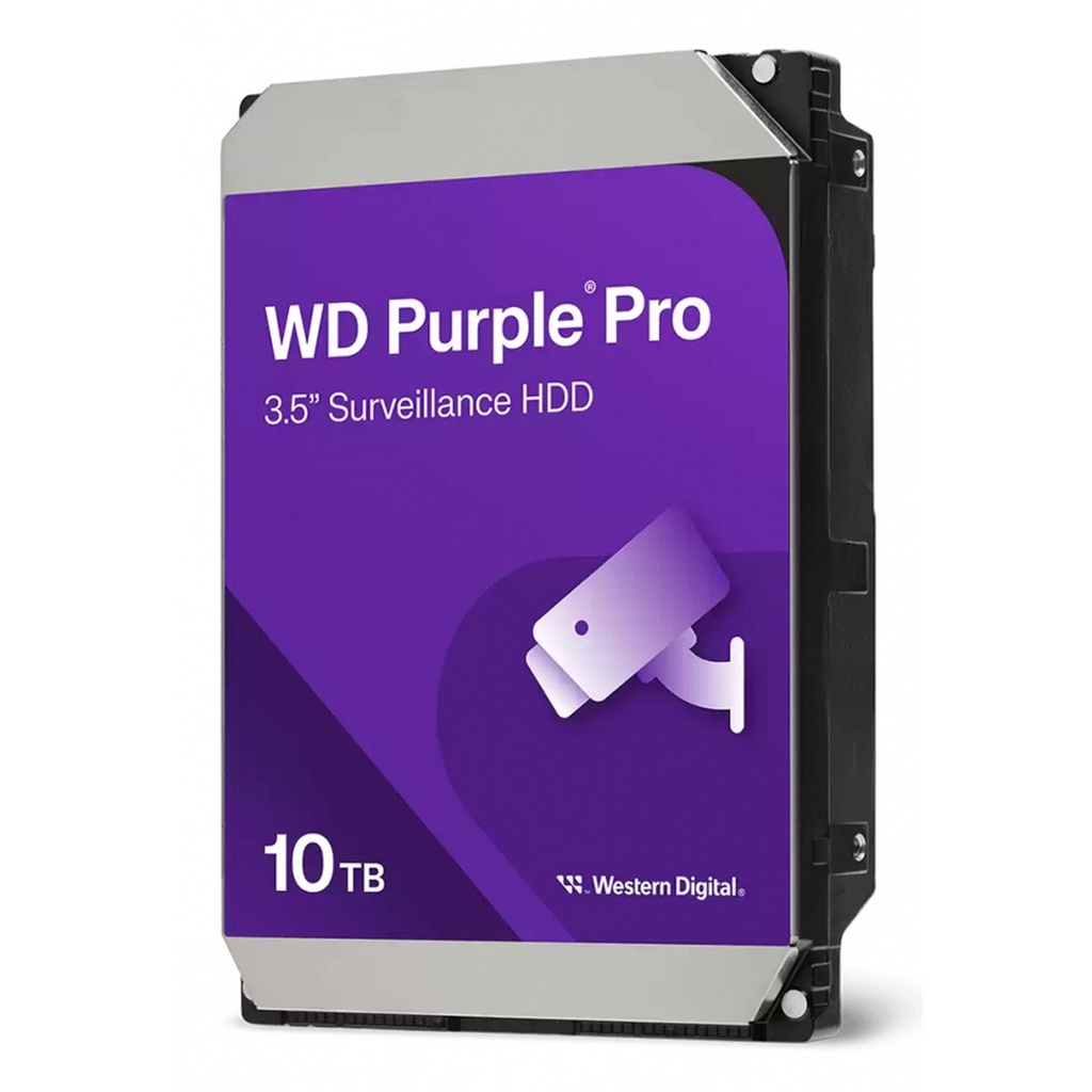 Disco Duro Para Videovigilancia Western Digital WD Purple Pro 3.5" 10TB SATA III 6 Gbit/s 7200RPM 512MB Caché 