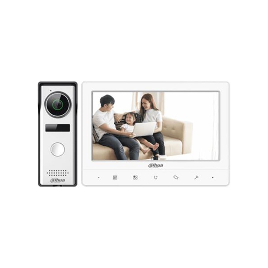 Kit De Videoportero Dahua DHI-KTA02 Monitor 7" Alámbrico