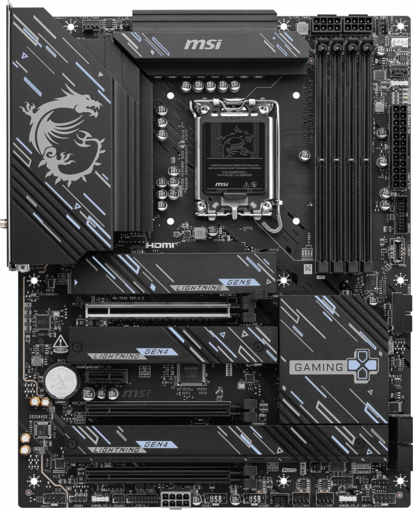 Tarjeta Madre MSI Z890 GAMING PLUS WIFI, ATX, LGA 1851, Intel Z890, 256GB DDR5, HDMI/DP para Intel