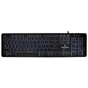 Teclado Perfect Choice PC-201304 Alámbrico USB Retroiluminado Español