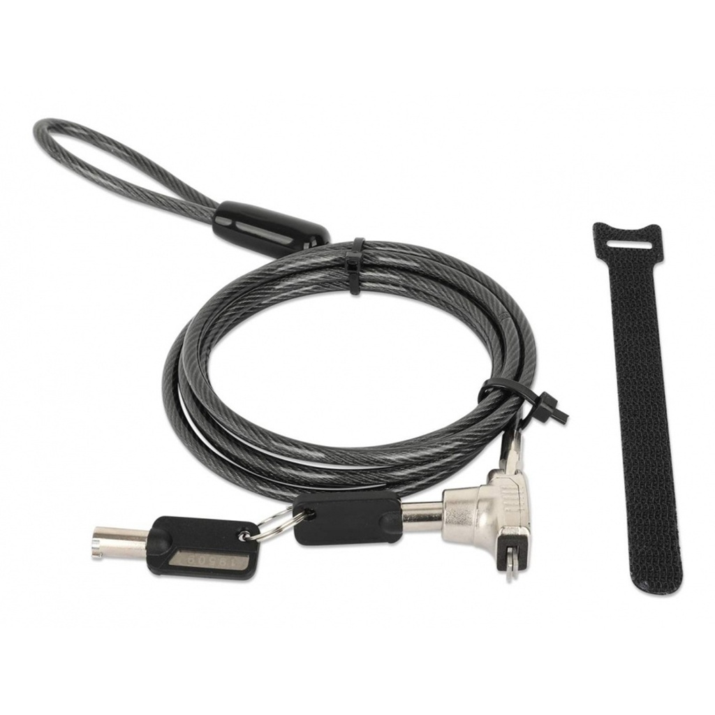Candado de Llave para Laptop Manhattan 440509 1.5 Metros