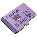 SanDisk Tarjeta microSDXC de 512 GB con Licencia para Nintendo Switch, Edición Pokémon, Gengar