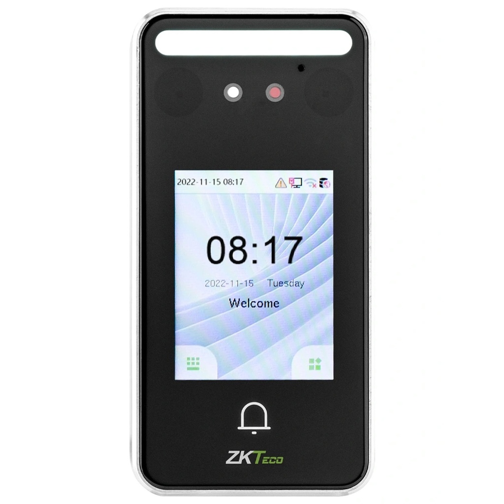 Control De Acceso Y Asistencia Zkteco SPEEDFACEV3LITE Visible Light Con Autenticación Facial 500 Rostros