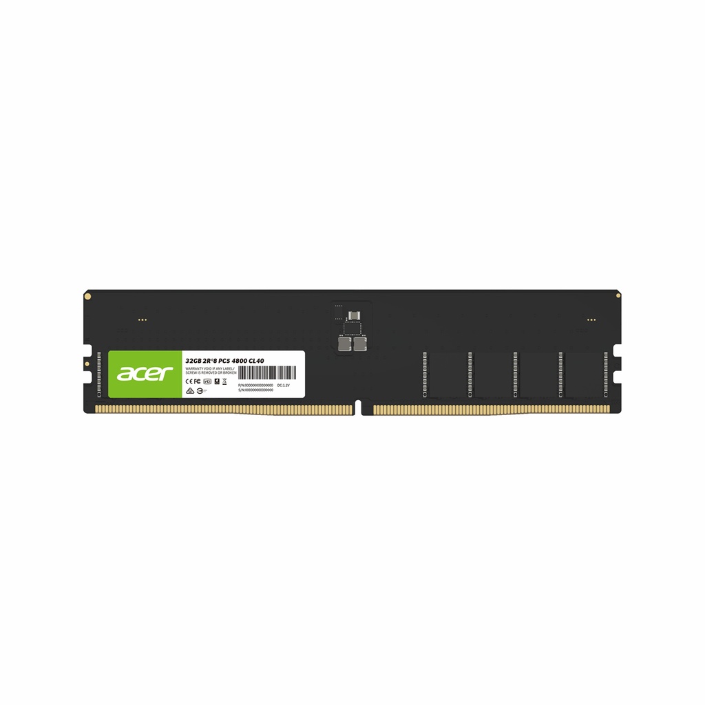 Memoria RAM Acer UD200 DDR5 4800MHz 32GB CL40