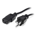Cable de 1.8m estándar de alimentación para computadora - nema5-15p a c13 - cable estándar de poder para pc - startech.com mod. 