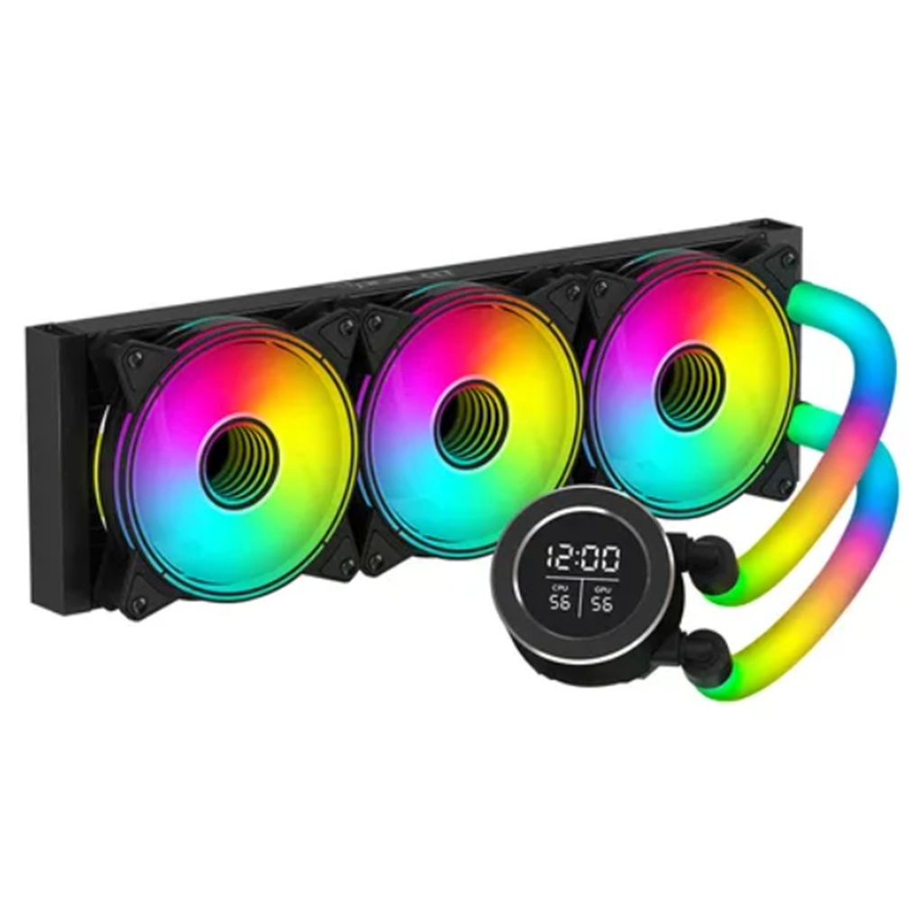 Enfriamiento Líquido Para CPU Ocelot Gaming POLAR WAVE 3x 120mm Hasta 1800RPM