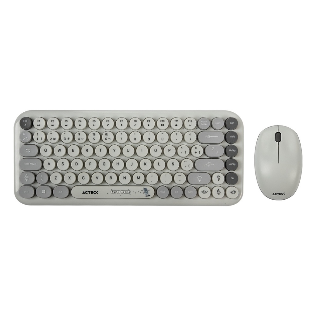Kit de Teclado y Mouse Acteck MK480 RF Inalámbrico Español