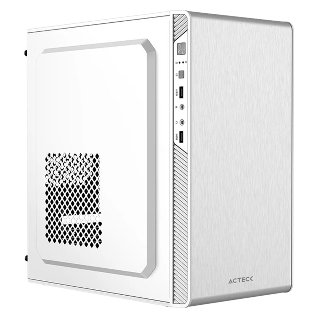 Gabinete Micro Torre Acteck Performance II GI215F Soporte Para Ventiladores Puertos USB y Audio
