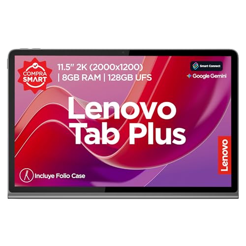 Tablet lenovo tab plus 115 8gb de ram 128gb de almacenamiento y android 14