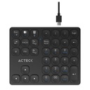 Teclado Numérico Acteck Inspire Pad Pro TN480 Inalámbrico Bluetooth