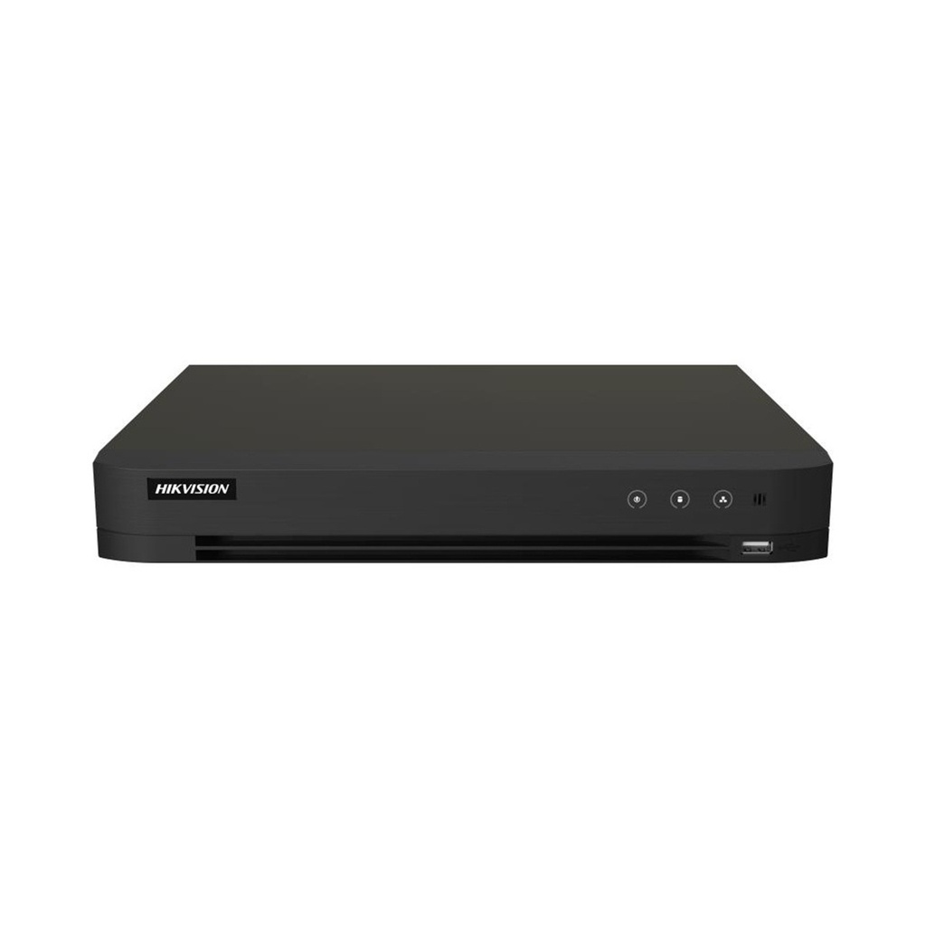 DVR 8 Canales Hikvision IDS-7208HUHI-M1/XT Para 1 Discos Duros máx. 10TB 1x USB 2.0 1x RJ-45 
