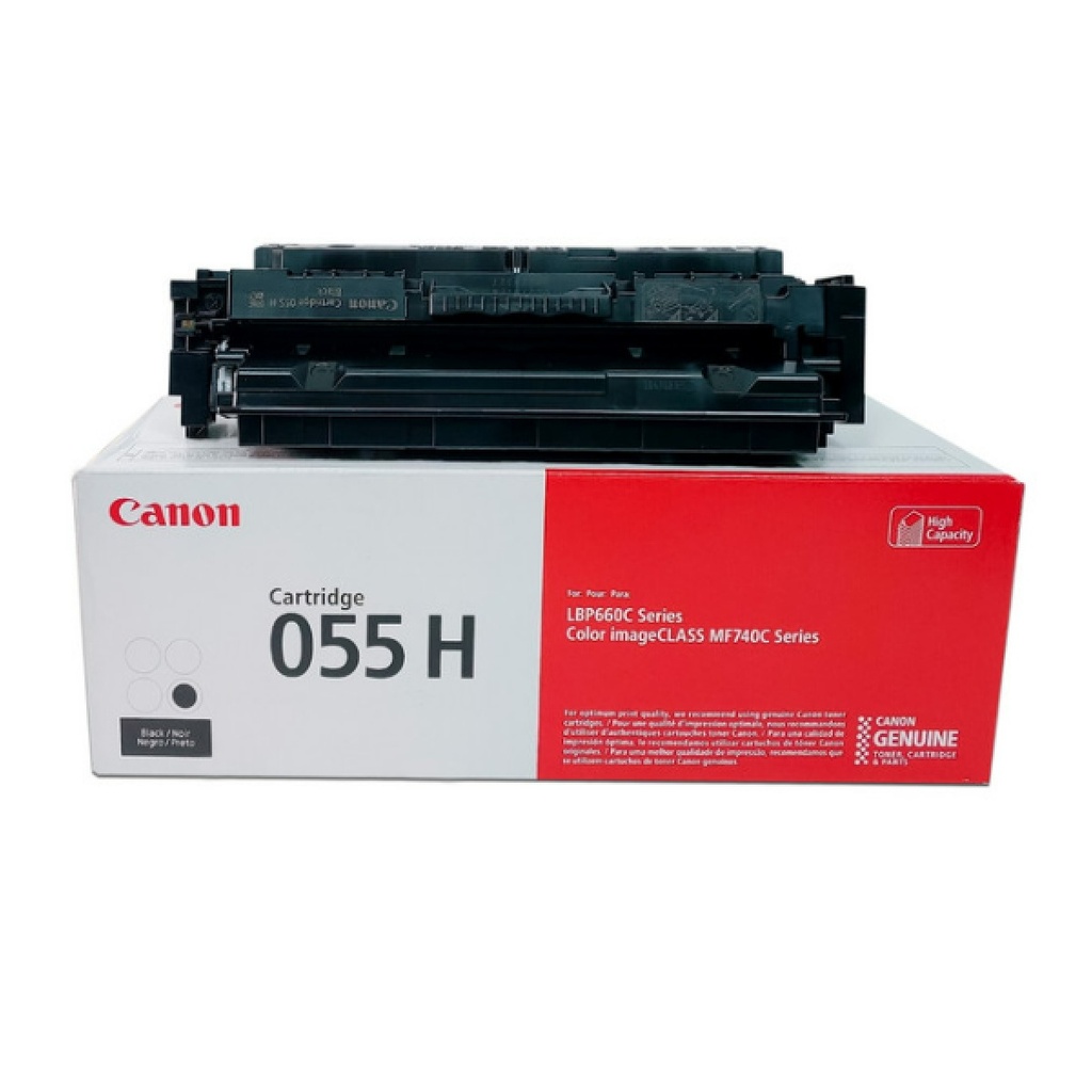 Tóner De Alta Capacidad Canon Cartridge 055h Negro 7600 Páginas