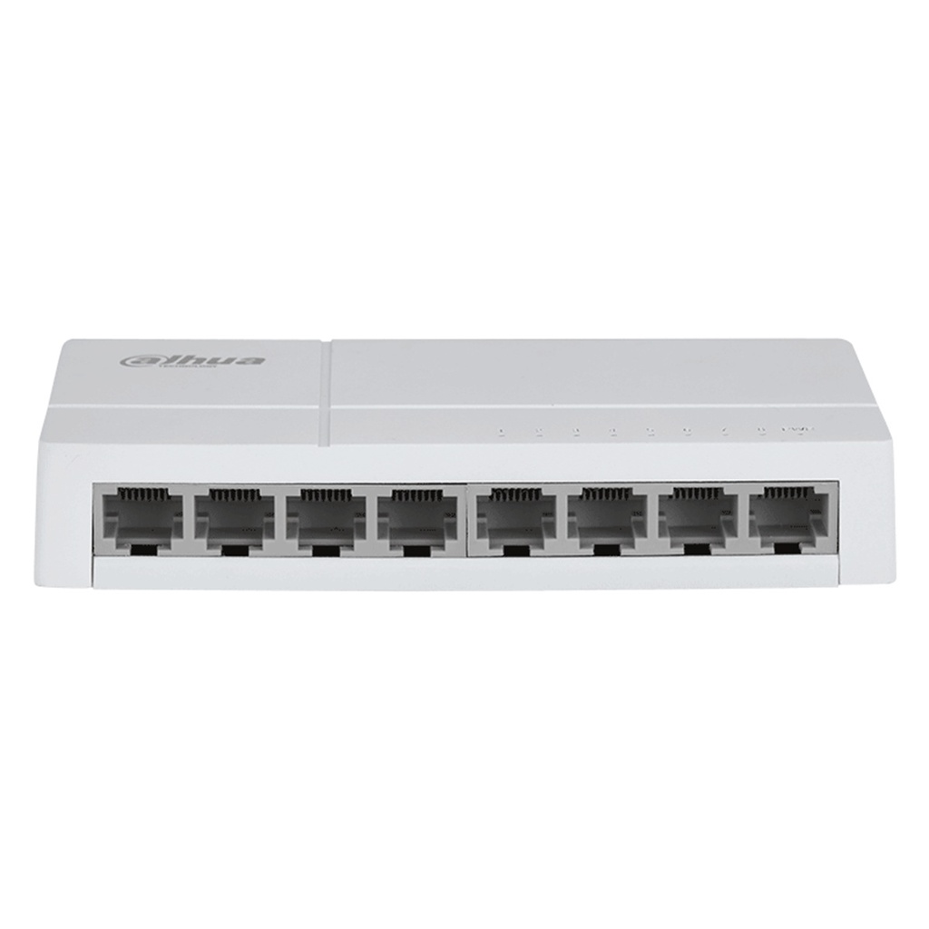 Switch Dahua Fast Ethernet DH-SF1008L 8 Puertos 10/100Mbps 16.000 Gbit/s 2000 Entradas No Administrable 