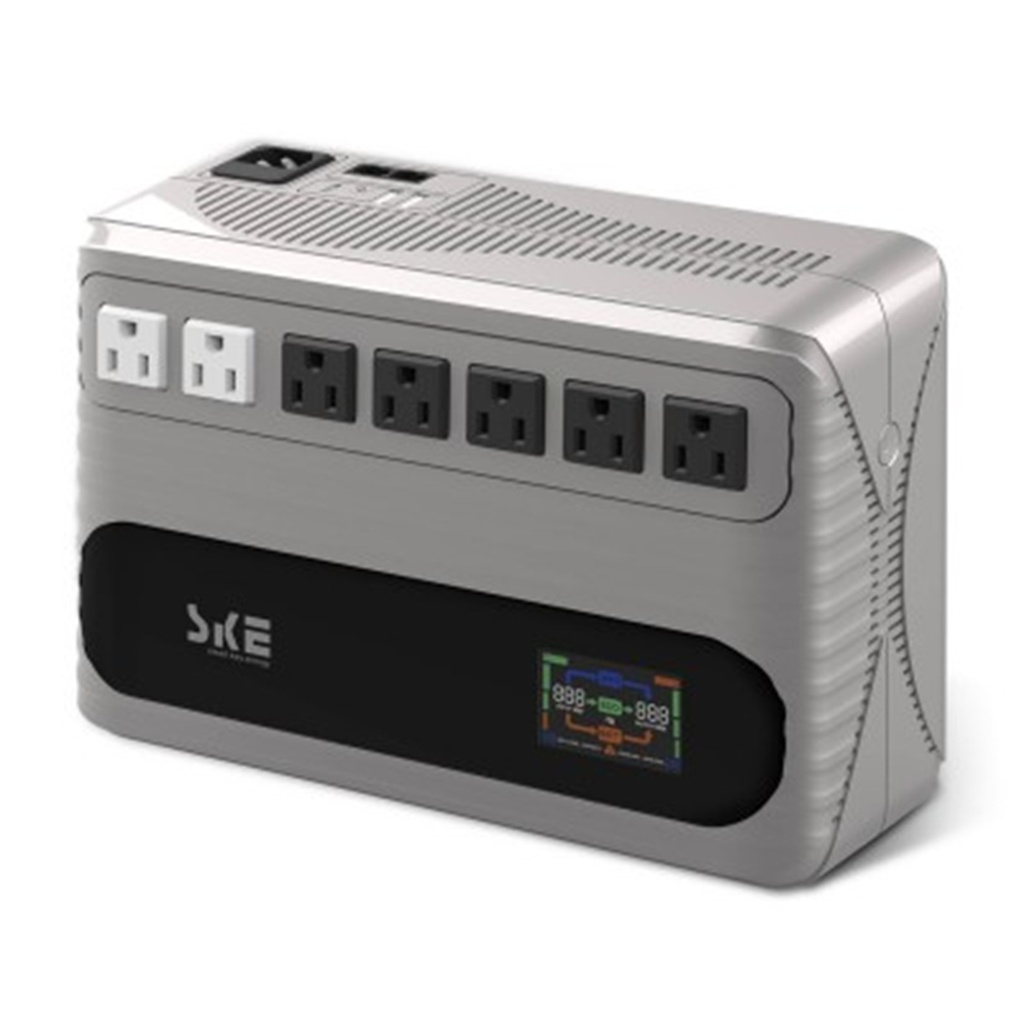 No Break Interactivo SKE Energy GF1000 1000va/600w Voltaje de Entrada y Salida 120V
